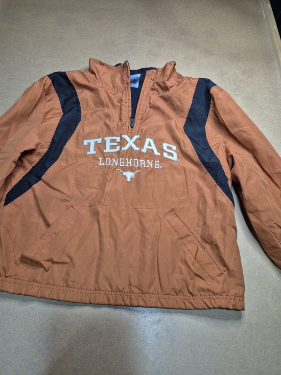 NCAA Other - NCAA Texas Longhorns Orange Pullover Jacket with Black Accents